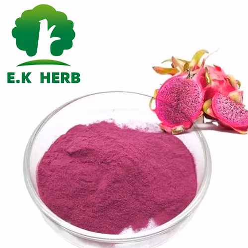 Precio competitivo Fabricante Liofilización orgánica Pitaya/Polvo de fruta del dragón rojo para helado